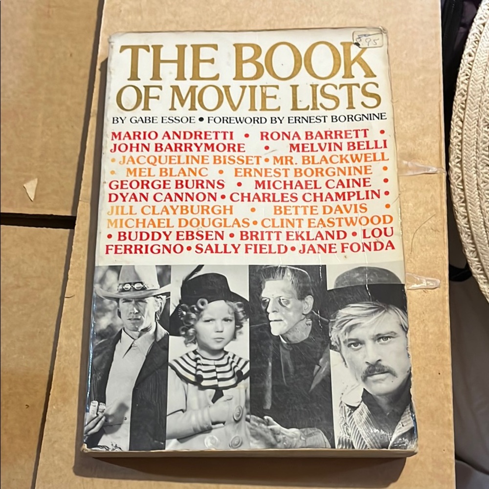The Book of Movie Lists by Gabe essoe